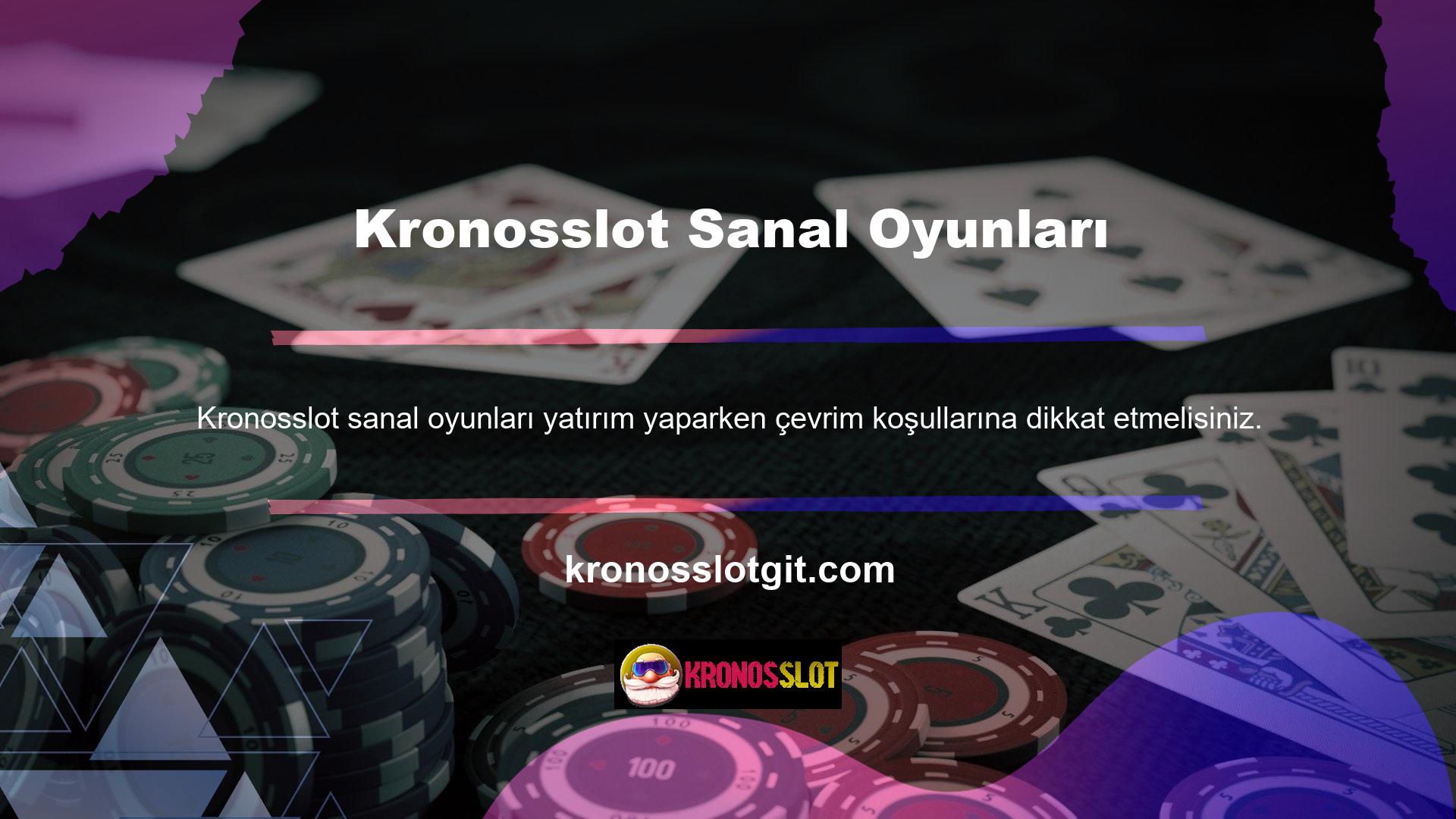 Kronosslot sitelerinde Kronosslot oyunları da bulunmaktadır